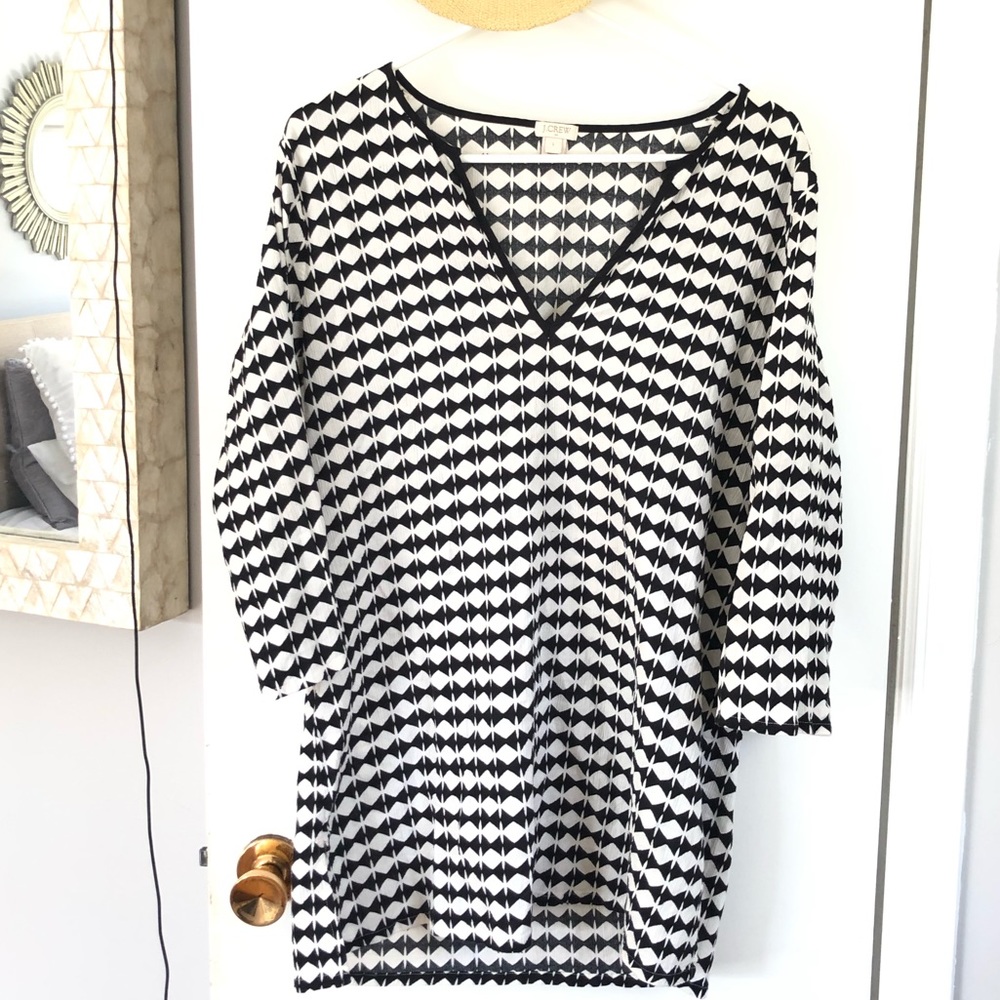 J Crew Tunic in Black and White